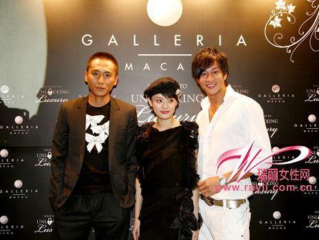 2008年金秋,澳门dfs开幕大使刘烨,孙俪与豪雅表特邀嘉宾何润东