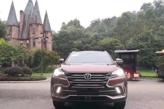 偶遇国内首台棕色长安cs 85,比x 6帅气,或11.8万起