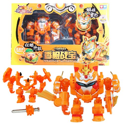 奥迪双钻 果宝特攻玩具正版 七合一果宝特工2魔霸天王522511合体