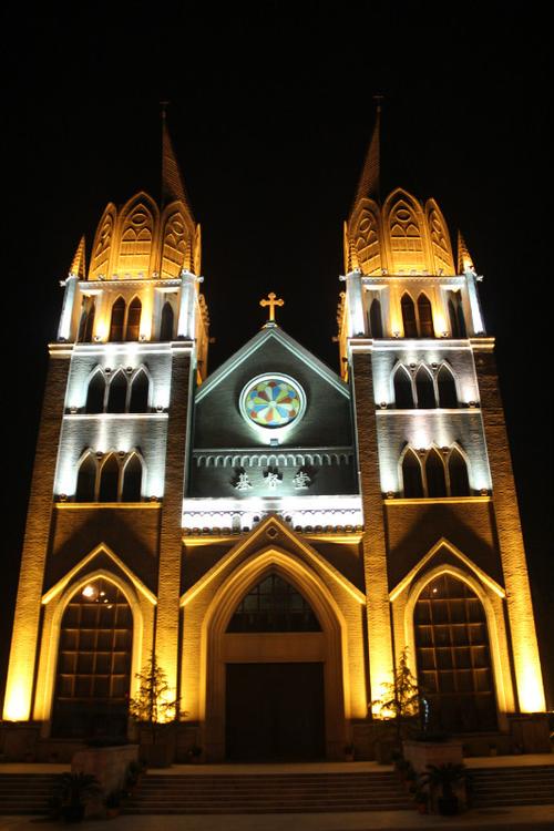 圣诞前夕:苏州市狮山基督教堂夜景 - 缘相识的日志 - 网易博客