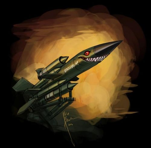 战争武器就是暴力美学 如果陆海空武器变大怪兽(组图)