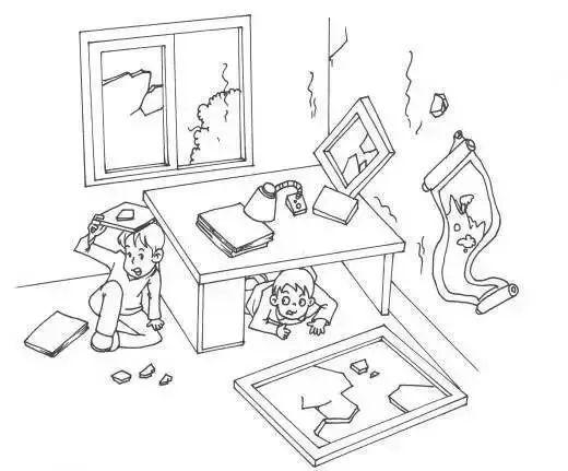 泸定县文化馆图书馆地震应急演练