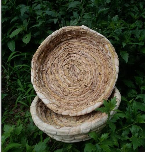 兔子龙猫草垫草窝 鸽子窝 鸡窝荷兰猪金丝熊小宠通用手工编织兔窝
