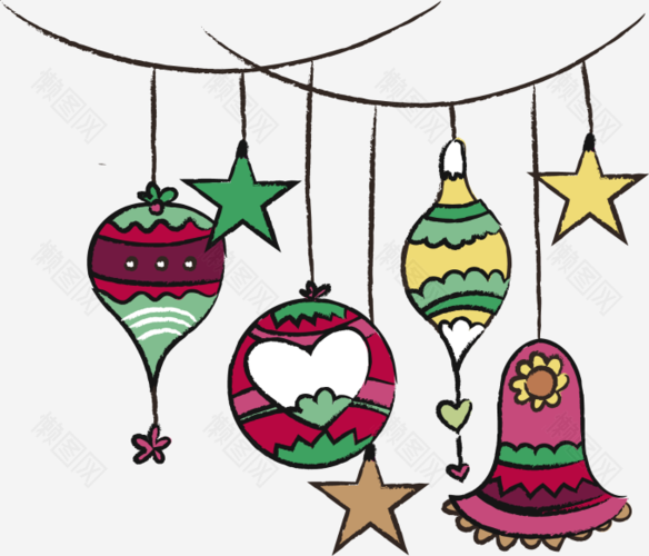 免扣素材 卡通圣诞节彩球装饰卡通圣诞节彩球装饰由classking2007设计