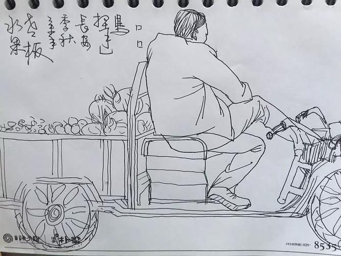2015年街头人物动态速写写生|纯艺术|绘画|李桥 - 原创作品 - 站酷