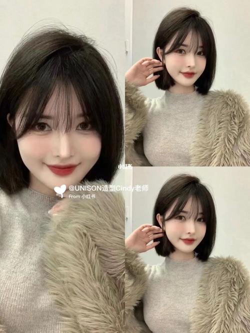 2022免打理短发圆脸大脸修饰脸型减龄发型_发型_短发