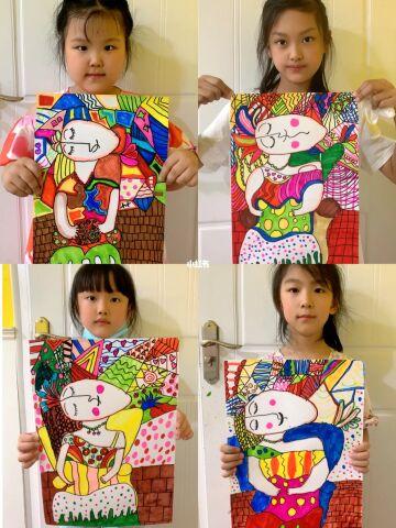 毕加索儿童画