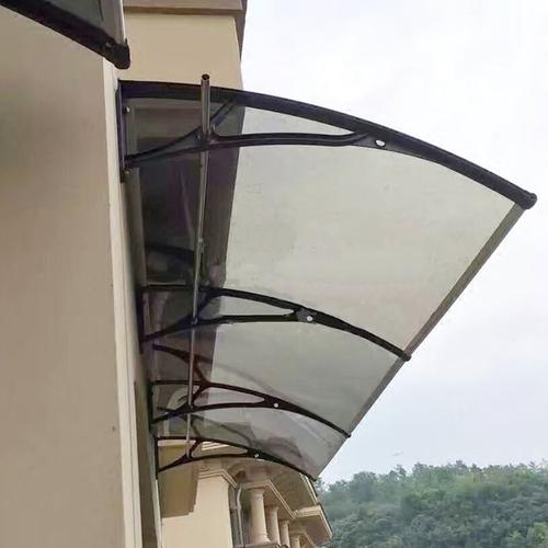 20 2018新款不锈钢板隔音板静音雨蓬遮阳防雨屋顶防盗网雨蓬直销无声