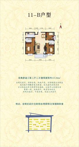 杨凌农科地产博学嘉苑二期户型图