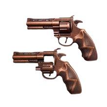左轮砸响炮全金属砸炮枪怀旧纸炮子枪儿童玩具枪俄罗斯轮盘砸炮枪