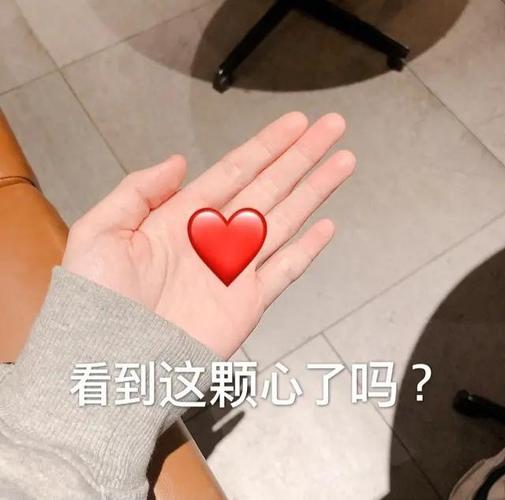 表情包:看到这颗心了吗?