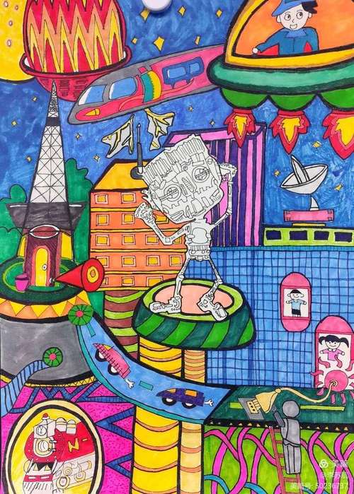 【灞桥教育·阳光纺小】趣梦科幻,畅想未来——纺织城小学"科技与未来