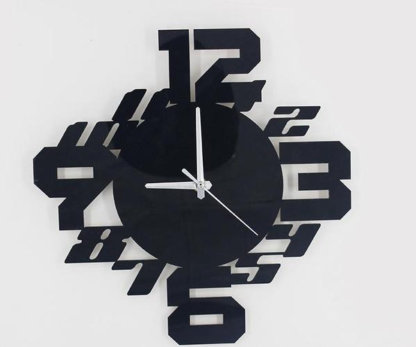 简约时钟个性钟表石英壁钟墙钟现代创意挂表时尚艺术挂钟客厅静音