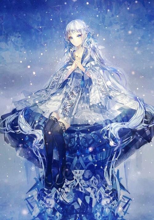 二次元蓝色系唯美壁纸