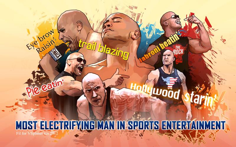 the rock 桌面壁纸