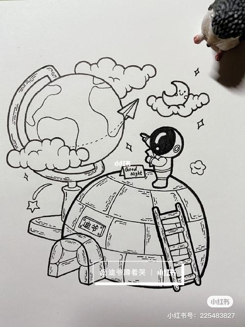 迪爷宇航员合集_宇航员_文化_绘画