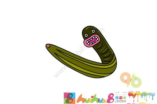 教你画水蛭简笔画画法