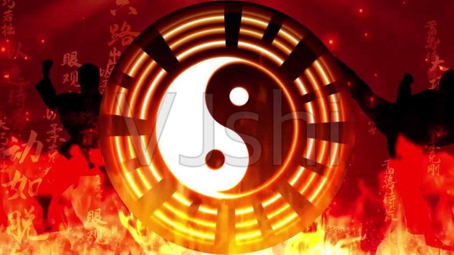 中华武术太极八卦图背景_1920x1080_高清视频素材下载