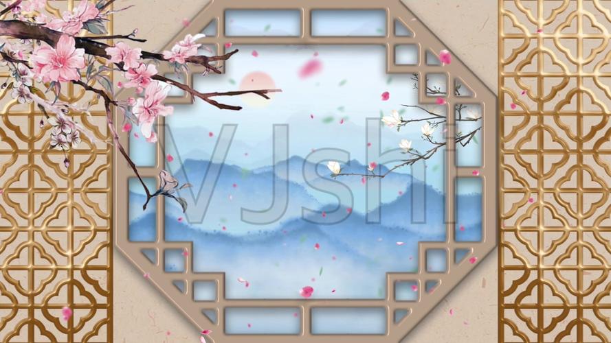 古风窗背景循环