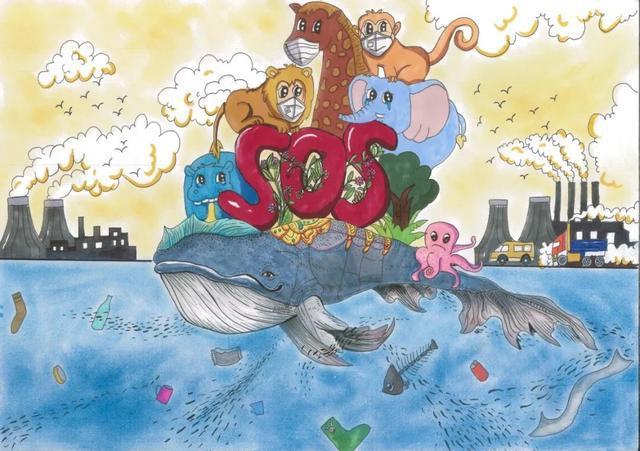 环境健康宣传系列活动优秀作品展绘画类