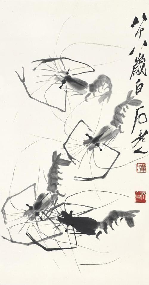 齐白石再传弟子少白汤发周揭秘齐白石画虾的密码是什么