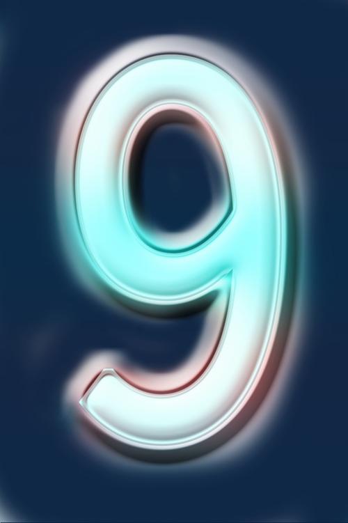 数字9png图片_艺术字设计_千库网