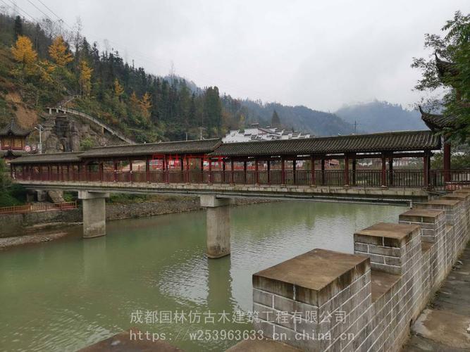 陕西仿古廊桥,长廊,水榭免费设计施工,国林仿古木厂家