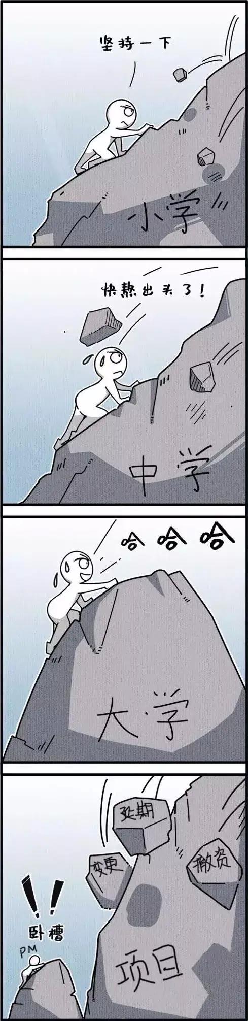 项目经理:失望过100次,又重新振作了101次!