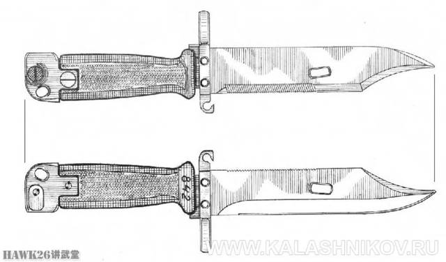 图说:苏联ak刺刀63年演变过程 共历经四个型号十个版本