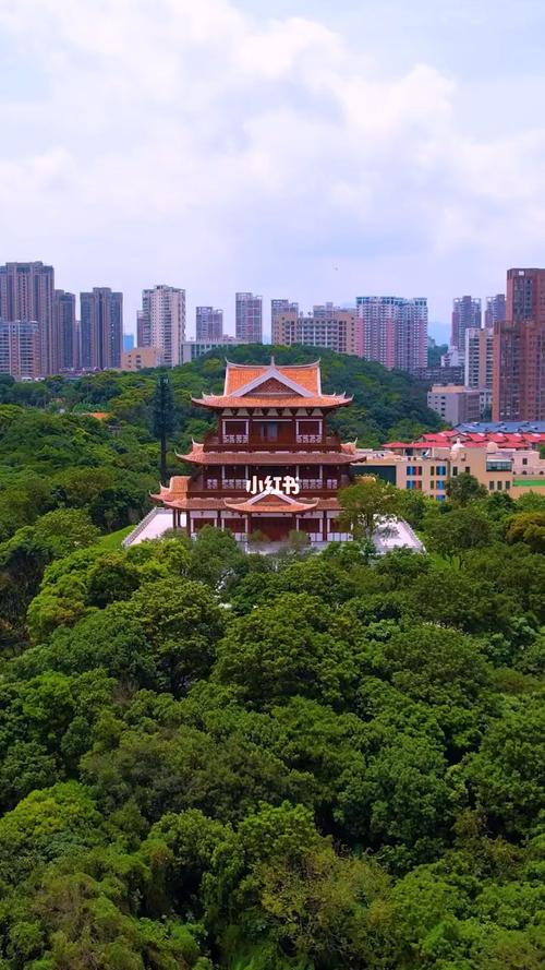 绶溪公园的状元阁
