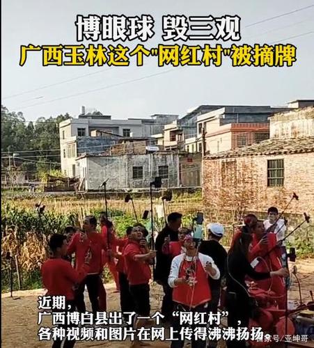广西玉林低俗"网红村"被摘牌,网红梦要凉了