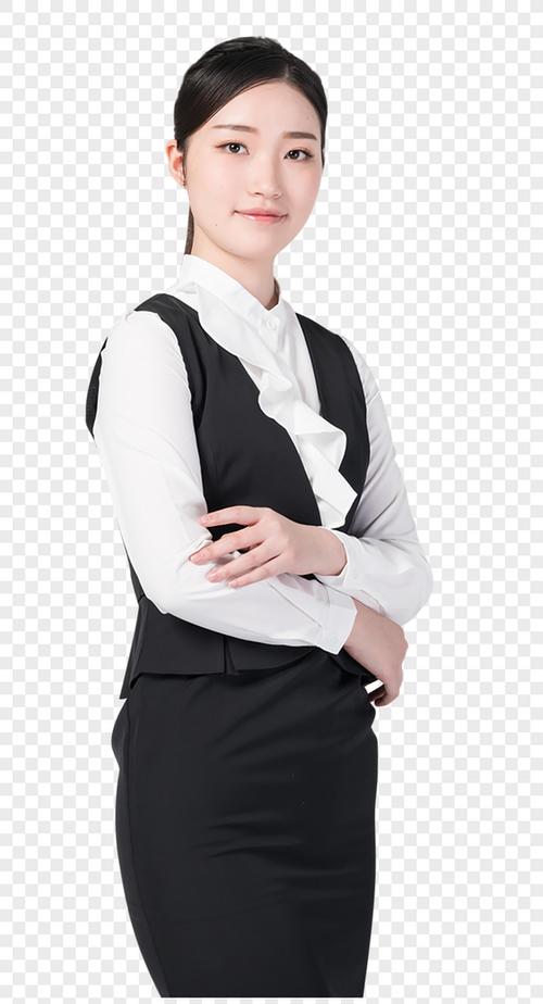 自信职场女性穿着职业正装图片