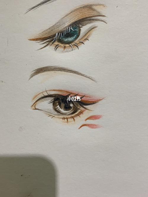 最近又爱上了古风眼睛_古风_动漫_高光笔_彩铅_古风动漫头像_素材