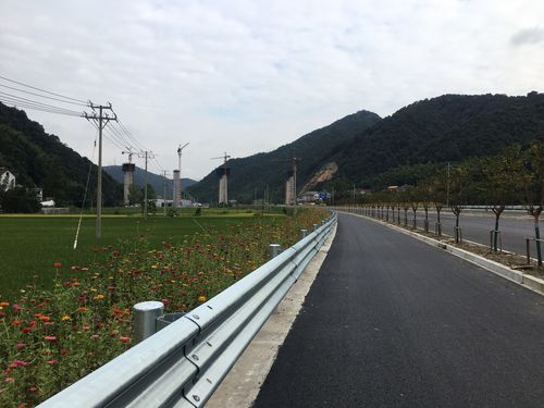 午睡后来到村边的二绕和320国道连接线走走.