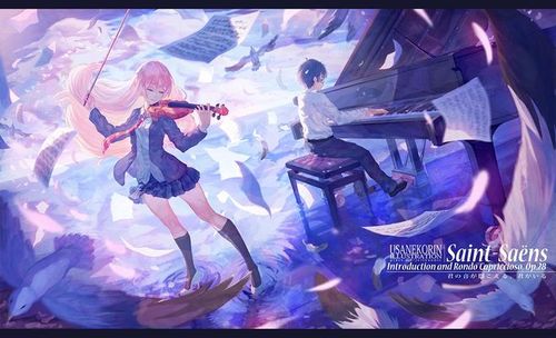 小提琴少女和钢琴少年2