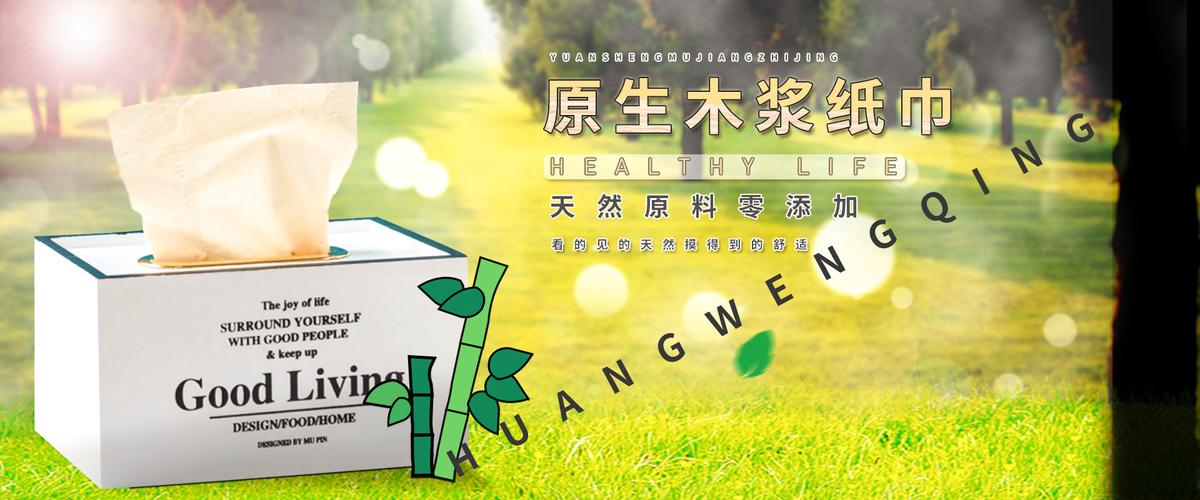 纸巾海报