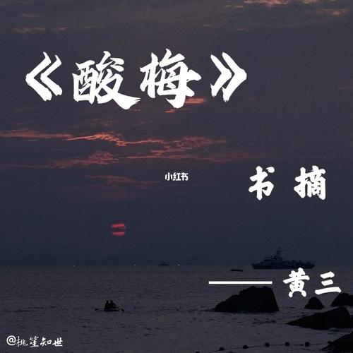 《酸梅》|书摘|(二)_书摘_酸梅_文化_阅读