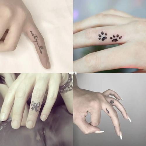 781520款超可爱的小清新手指纹身78珍藏啦!