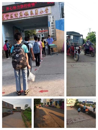 初夏花儿艳 学子复学归一一一南宁市邕宁区蒲庙镇良勇