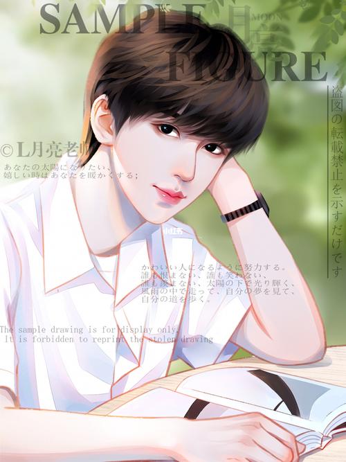 贺峻霖/生日快乐/手绘壁纸/时代少年团_贺峻霖_生日快乐_壁纸_时代