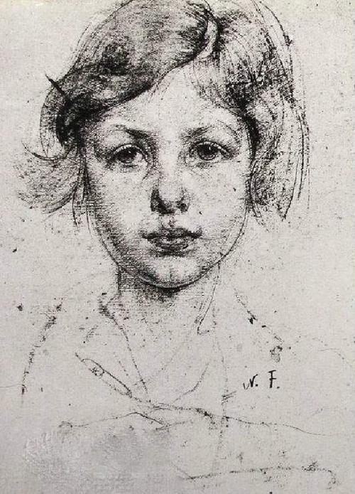 费欣素描作品欣赏