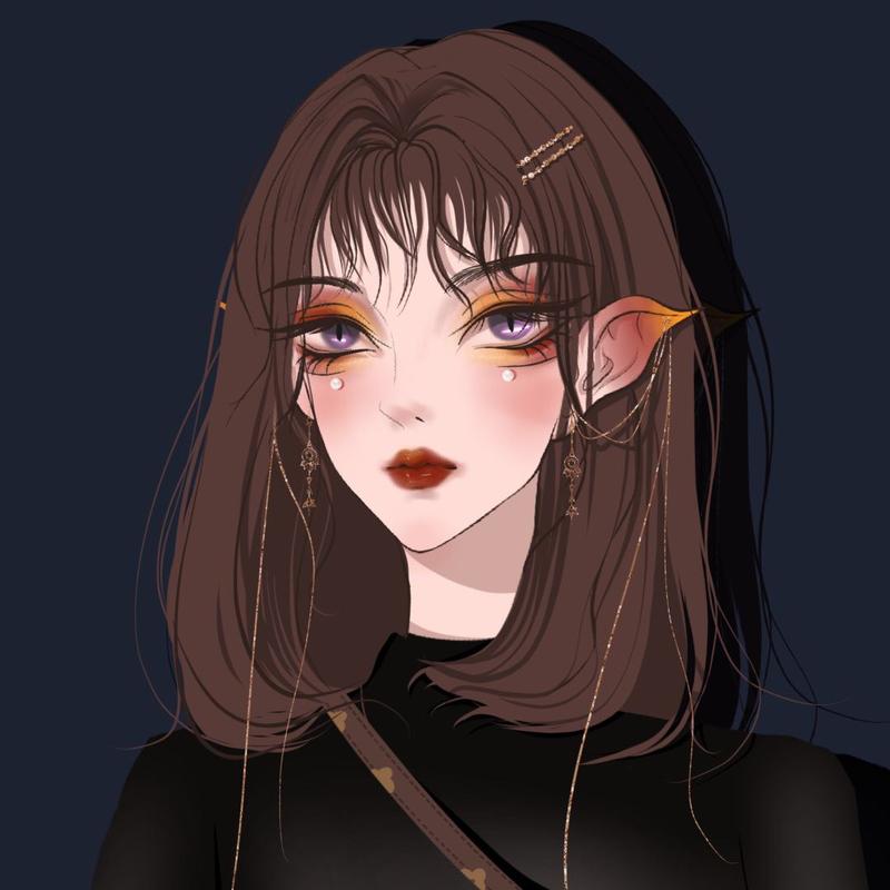 精选高清个性霸气手绘女生头像_超a动漫女头