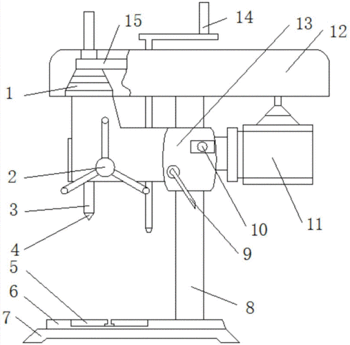 一种台式钻床制造技术