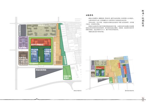 曲阜师范大学新区试图通过对空间环境的精巧编排,在校区规划中呈现"