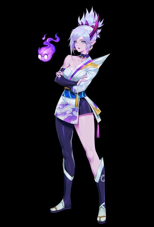 英雄联盟灵魂莲华立绘(四)锐雯 莉莉娅