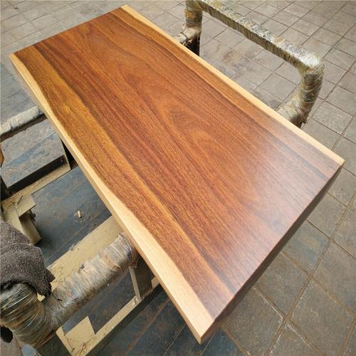 奥坎大板现货实木原木红木画案茶桌茶台餐桌老板办公会议桌菠萝.