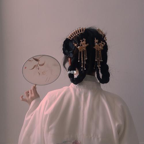 5分钟完成的汉服发型73_汉服发型_中长发_短发_手残