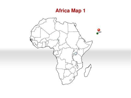 画非洲地图简笔画