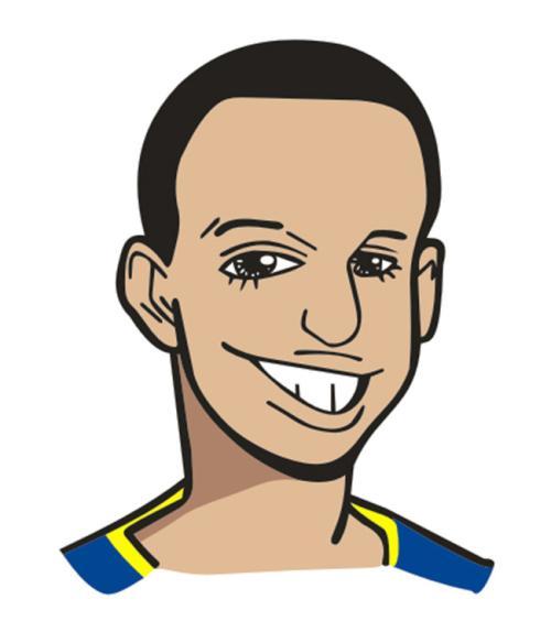 库里头像简笔画