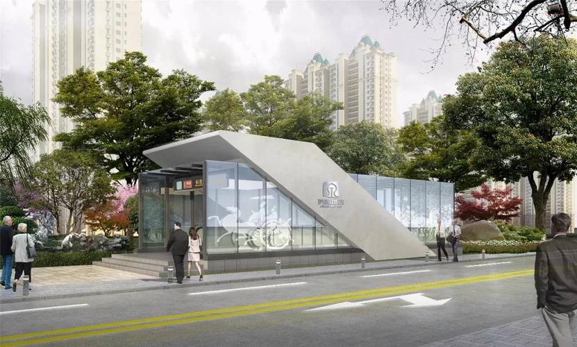 济南地铁出入口长啥样由你来决定!6款设计方案,你会选